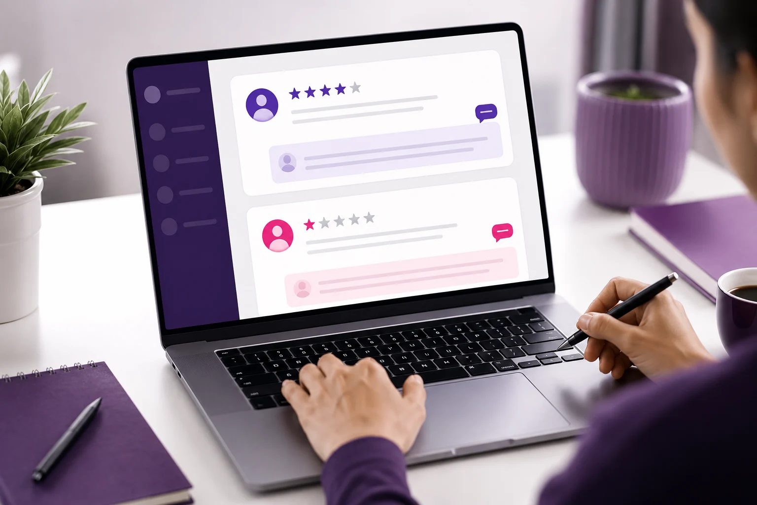 Respuesta profesional a reseñas positivas y negativas en Google Business Profile
