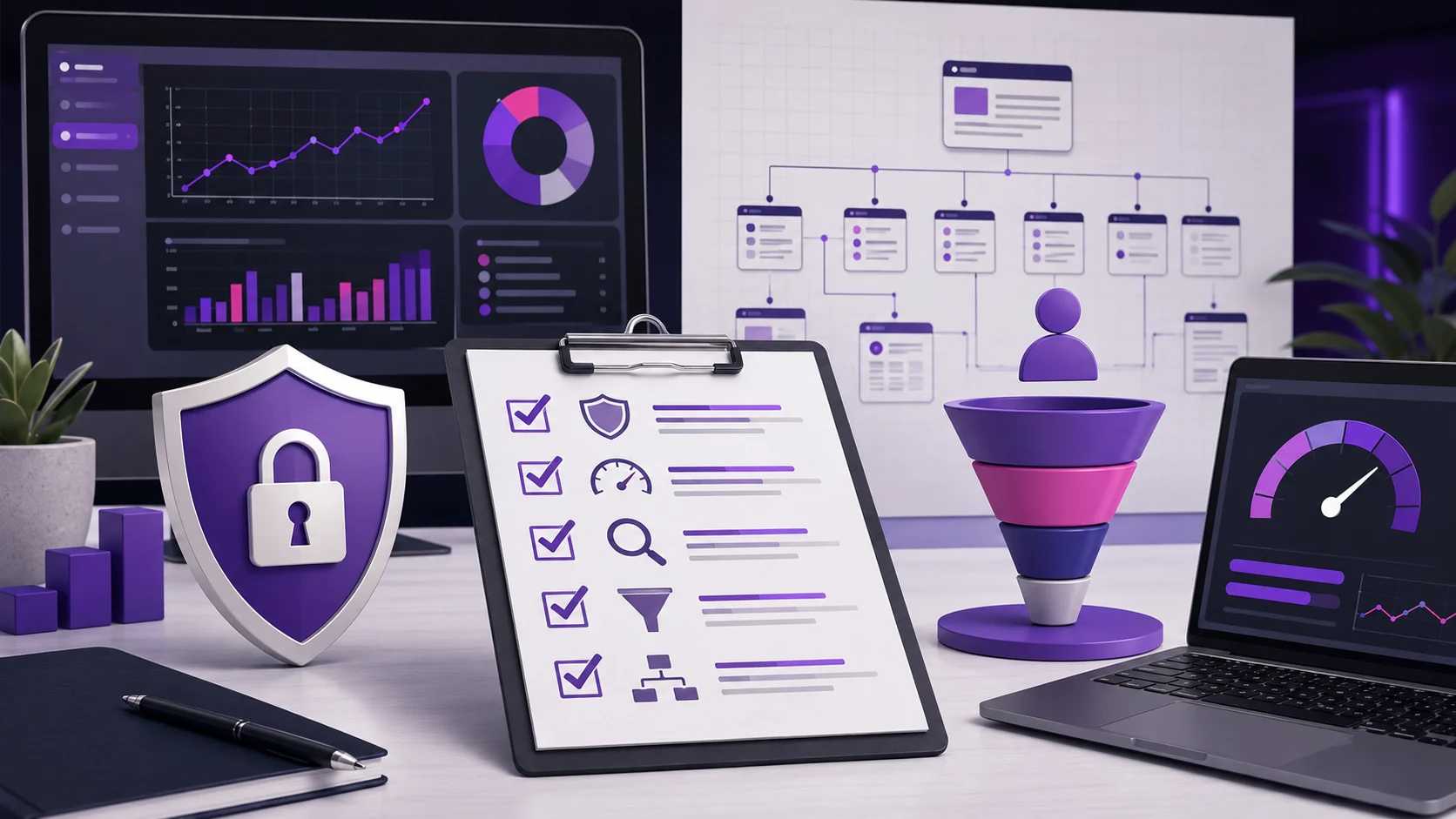 Auditoría de seguridad WordPress combinada con revisión SEO y conversión